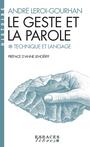 Couverture du livre Geste et la parole t.1 -tech. et.. - Leroi-Gourhan André - 9782226227737