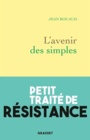Couverture du livre L'avenir des simples - ROUAUD JEAN - 9782246821946