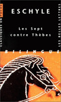 Couverture du livre Sept contre thebes - ESCHYLE - 9782251799070