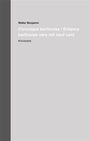 Couverture du livre Chronique et enfance berlinoises - BENJAMIN WALTER - 9782252047439