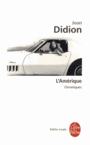 Couverture du livre Amérique (L'): chroniques 1965-1990 - DIDION JOAN - 9782253156499