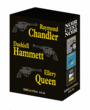 Couverture du livre Noir c'est noir: coffret Chandler, Hammett & Queen - CHANDLER RAYMOND - 9782258118348
