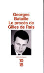 Couverture du livre Proces de gilles de rais - BATAILLE GEORGES - 9782264025630