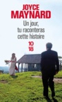 Couverture du livre Un jour, tu raconteras cette histoire - Maynard Joyce - 9782264070074