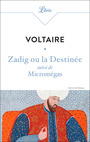 Couverture du livre Zadig ou la destinée - VOLTAIRE - 9782290407677