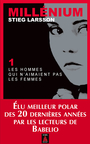 Couverture du livre Millénium Volume 1, Les hommes qui n'aimaient pas les femmes - LARSSON STIEG - 9782330004996