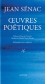 Couverture du livre Oeuvres poétiques - Sénac Jean - 9782330118181