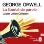 Couverture du livre La liberté de parole - ORWELL GEORGE - 9782330224608