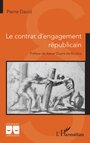 Couverture du livre Le contrat d’engagement républicain - David Pierre - 9782336468976