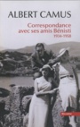 Couverture du livre Correspondance avec ses amis Bénisti - CAMUS ALBERT - 9782358481250