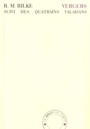 Couverture du livre Vergers - RILKE RAINER MARIA - 9782358731294