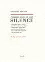 Couverture du livre J'habite près de mon silence NE - Georges Perros - 9782363390004