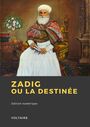 Couverture du livre Zadig ou la Destinée - VOLTAIRE - 9782384610471