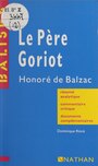 Couverture du livre Le père Goriot - Rincé Dominique - 9782402282444