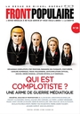 Couverture du livre Front populaire, nº26. Qui est complotiste ? : une arme de guerre - Editions du Plenïtre - 9782492006401