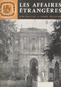 Couverture du livre Les affaires étrangères - PELLETIER PIERRE - 9782705925147