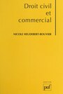 Couverture du livre Droit civil et commercial - Heudebert-Bouvier Nicole - 9782705959999