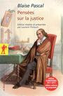 Couverture du livre Pensées sur la justice - PASCAL BLAISE - 9782707170002