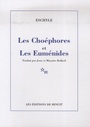Couverture du livre Choéphores (Les) - ESCHYLE - 9782707320865