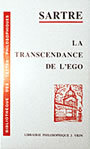 Couverture du livre La transcendance de l'ego : esquisse d'une description phen. - SARTRE JEAN-PAUL - 9782711606764