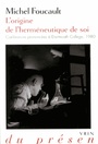 Couverture du livre L'origine de l'herméneutique de soi - FOUCAULT MICHEL - 9782711625093