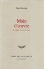 Couverture du livre Main d’œuvre. Poèmes (1913-1949) - REVERDY PIERRE - 9782715215818