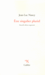 Couverture du livre Etre singulier pluriel - NANCY JEAN-LUC - 9782718608990