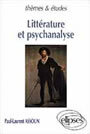 Couverture du livre Littérature et psychanalyse : Freud et la création littéraire - ASSOUN PAUL-LAURENT - 9782729896775