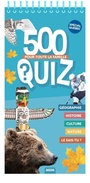 Couverture du livre 500 quiz pour toute la famille : Spécial Québec - Gervais, Stéphanie - 9782733868263