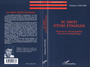 Couverture du livre Du droit d'être étranger - Chauvier Stéphane - 9782738445384