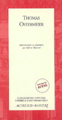 Couverture du livre Thomas ostermeier (introduction et entretien par) - CHALAYE SYLVIE - 9782742761104
