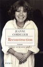 Couverture du livre Reconstruction - Cordelier Jeanne - 9782752904362