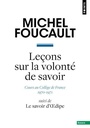 Couverture du livre Leçon sur la volonté de savoir: cours au Collège de France : - FOUCAULT MICHEL - 9782757873106