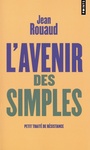Couverture du livre L'avenir des simples - ROUAUD JEAN - 9782757887936