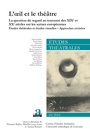 Couverture du livre L'oeil et le théâtre - RYKNER ARNAUD - 9782806103512