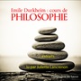 Couverture du livre Durkheim : Cours de philosophie - Durkheim Émile - 9782821103603