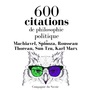 Couverture du livre 600 citations de philosophie politique - ROUSSEAU JEAN-JACQUES - 9782821111608