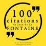 Couverture du livre 100 citations de Jean de La Fontaine - De la Fontaine Jean - 9782821153677