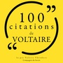 Couverture du livre 100 citations de Voltaire - VOLTAIRE - 9782821154360