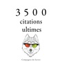 Couverture du livre 3500 citations ultimes - SHAKESPEARE WILLIAM - 9782821177994