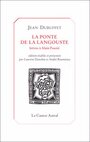 Couverture du livre Ponte de la langouste (La) - DUBUFFET JEAN - 9782859202521