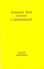 Couverture du livre L'enterrement - BON FRANCOIS - 9782864321422