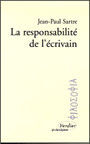 Couverture du livre Responsabilité de l'écrivain (La) - SARTRE JEAN-PAUL - 9782864322986