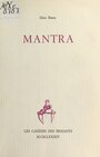 Couverture du livre Mantra - Bianu Zéno - 9782865770519