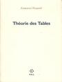 Couverture du livre Theorie des tables - HOCQUARD EMMANUEL - 9782867442810