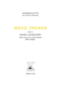 Couverture du livre Soleil premier ; Soleil soleilleur - ELYTIS ODYSSEAS - 9782877042994