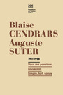 Couverture du livre Blaise Cendrars-Auguste Suter : correspondance 1911-1958 : - Cendrars Blaise & Suter A. - 9782889074396