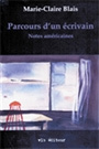 Couverture du livre Parcours d'un ecrivain: notes americaines - BLAIS MARIE-CLAIRE - 9782890055582