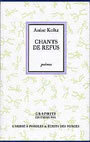 Couverture du livre Chants du refus - KOLTZ ANISE - 9782890463004