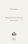 Couverture du livre Paramètre de la finitude : brièveté et poésie - Charest Nelson - 9782895188148